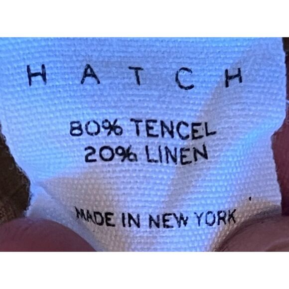 HATCH Maternity Yellow Linen Midi Dress  Women's Size 1 Small - Picture 5 of 8